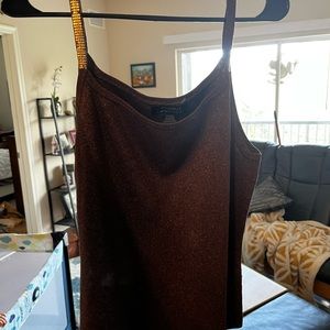 Brown tank top